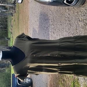 Olive Summer Green Dress